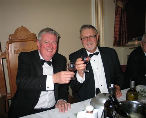 New and Previous Master of Holme Valley Lodge