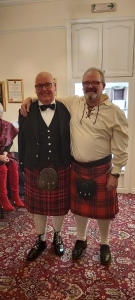 The Laird for the evening and Graeme Hogg