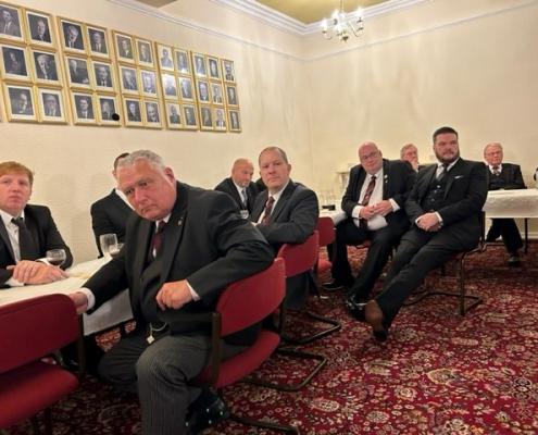 Members and their guests at the festive board July 2023